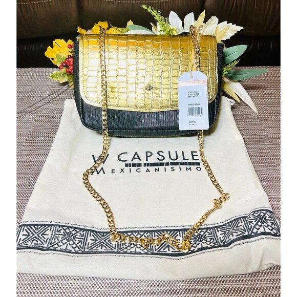 W Capsule Handbags - W Capsule Mexicanisimo BeeYou Bee Happy Crossbody Purse NWT